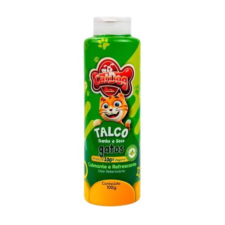 Talco Catdog Gatos 100g