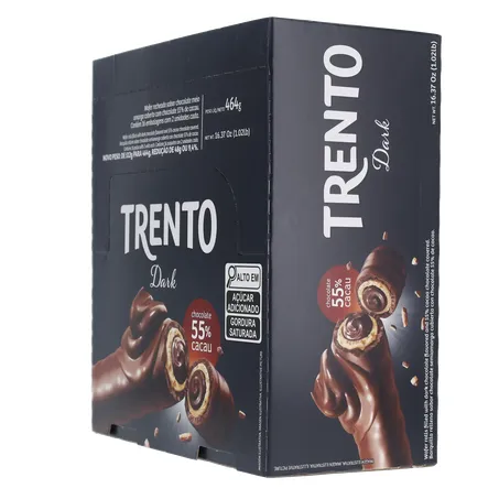 BISC.WAFER TRENTO 29G DARK CX 16.0 360-6