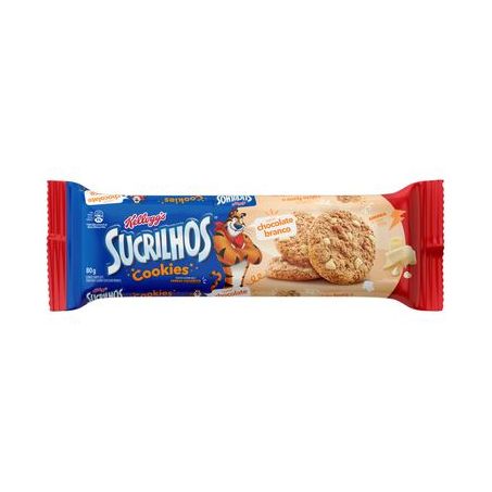 BISC.SUCRILHOS COOKIES 80GR LEI.CHOC.BCO