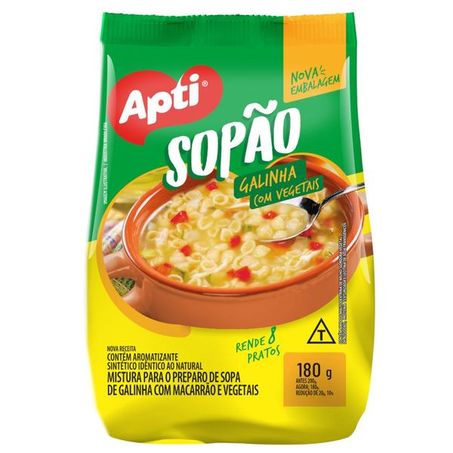 Sopao apti galinha/macarrao/vegetai 180g