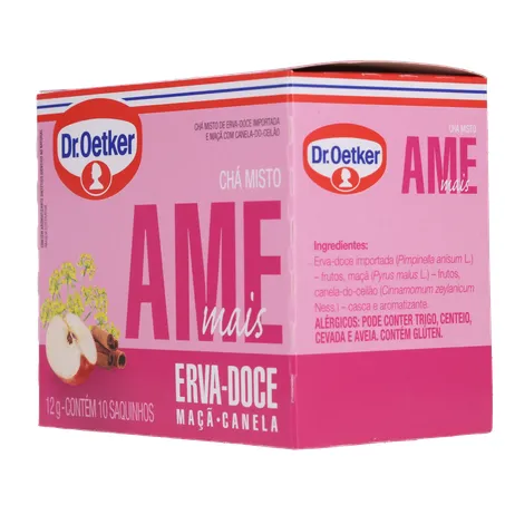 CHÁ DR. OETKER AME MAIS C/10 UNIDADES 360-5