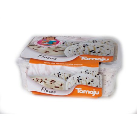 SORVETE TAMAJU FLOCOS 1L