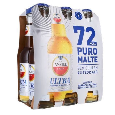 Cerveja amstel puro malte ln pack 6 275m 360-33