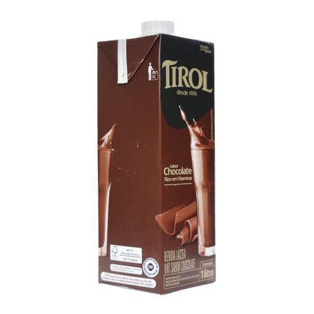 Bebida Láctea UHT Tirol Sabor Chocolate Caixa 1lt 360-52
