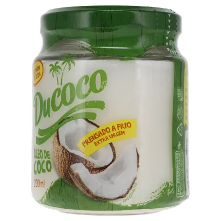 ÓLEO DE COCO DUCOCO EXTRA VIRGEM VIDRO 200ML 360-4