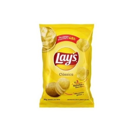 SALGADINHO LAYS CLASSICA ELMA CHIPS 62G