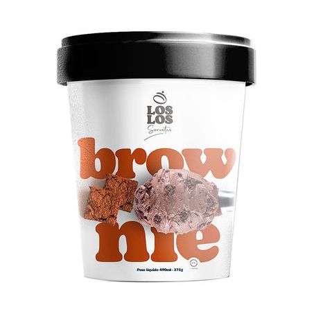 Sorvete Brownie Los Los Pote 490ML