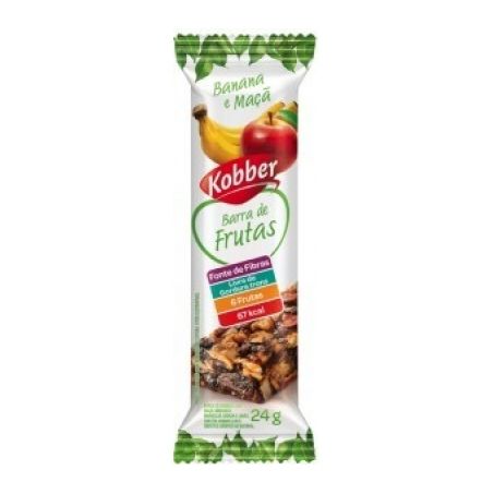 CEREAL BAR.KOBBER 24GR BANANA MACA