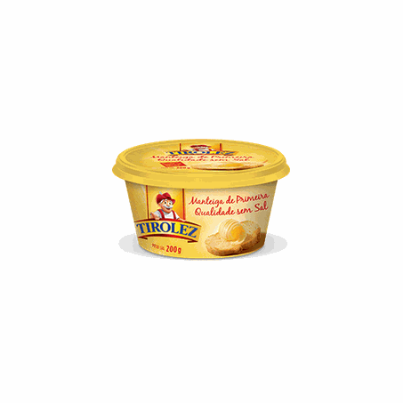 Manteiga tirolez sem sal 200g