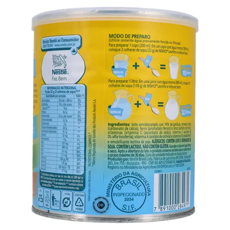 Leite Pó Nestlé Ninho Levinho Lata 350g 
  360-22