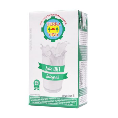 Leite UHT Integral Terra Viva Caixa 1lt 360-4