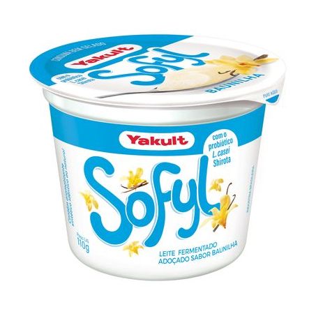Sobremesa Láctea Fermentada Sofyl Baunilha Pote 110G
