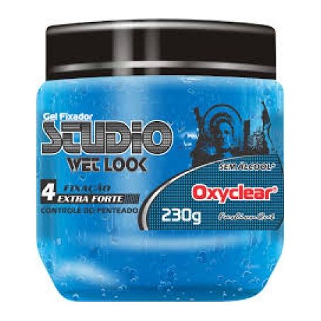 Gel cabelo oxyclear 240g azul media