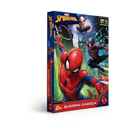 Brinq.quebra cabeca spider man 100pcs