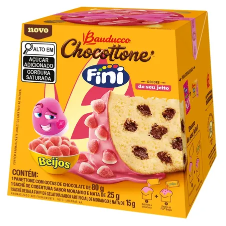 Chocottone bauducco fini beijos 80g