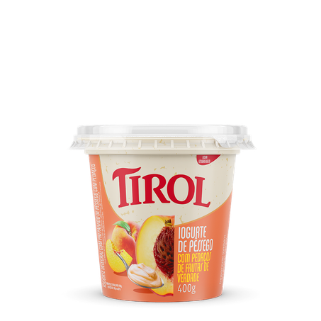 Iog.tirol kon pessego 400g
