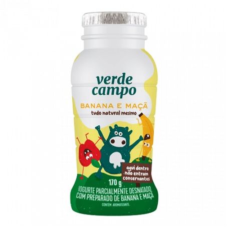 Iogurte Verde Campo S.Desn.170G Ban./Maçã 