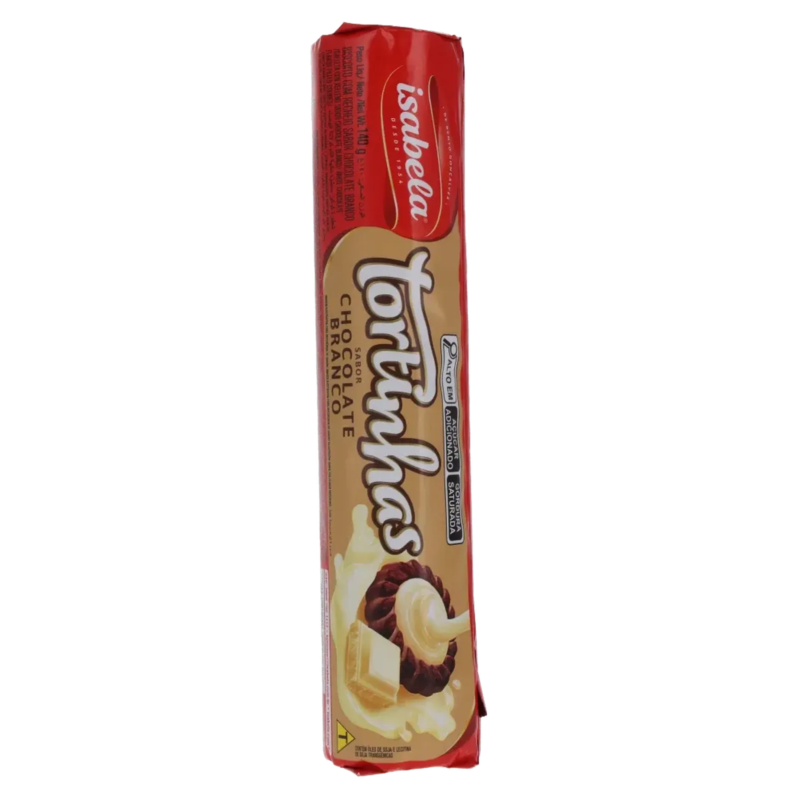 Biscoito Tortinhas Isabela 140g - Chocolate Branco