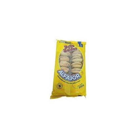 Alfajor beijo baiano recheado com doce leite e coco 235g