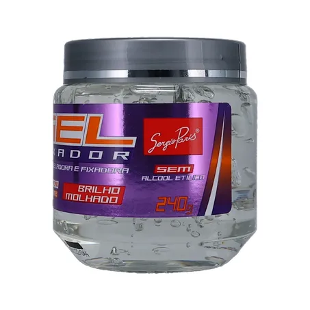 Gel fixador sergio paris brilho m.forte 240g 360-5
