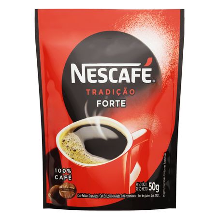 CAFÉ SOLÚVEL GRANULADO FORTE NESCAFÉ TRADIÇÃO SACHÊ
