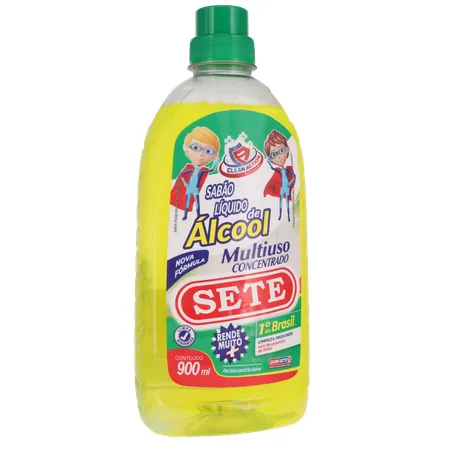 Sabão líquido sete de alcool 900ml 360-34