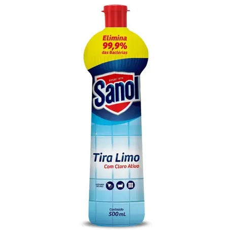 TIRA LIMO 500ML COM CLORO ATIVO