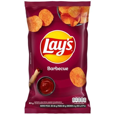 Salgadinho lay's american barbecue 80g