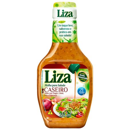 MOLHO SALADA LIZA CASEIRO 234ML