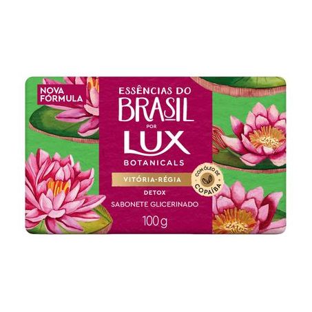 SABONETE LUX ESSENCIAS BRASIL VITORIA RÉGIA 100G