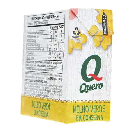 Milho Verde em Conserva Quero Caixa 280gr 360-24