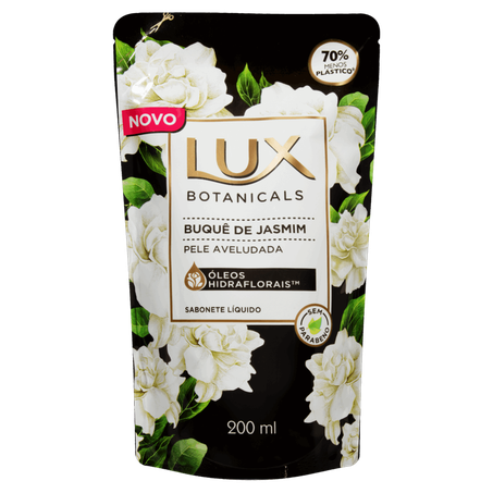 Sabonete Líquido Lux                            Botanicals Buquê de Jasmim Sachê 200ml - Refil
