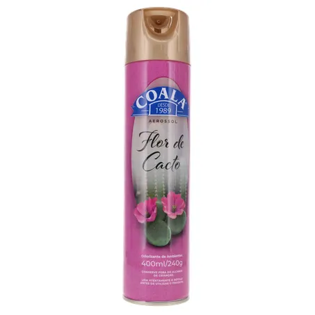 ODORIZADOR DE AMBIENTE COALA FLOR DE CACTO SPRAY 400ML 360-35