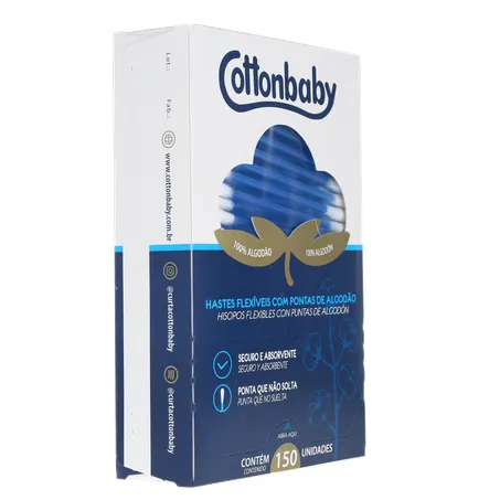 HASTE FLEXÍVEL COTTONBABY CX 150UN 360-31