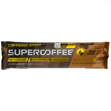 SUPERCOFFFE SABOR CHOCOLATE LINGUA DE GATO 10G CAFFEINE ARMY