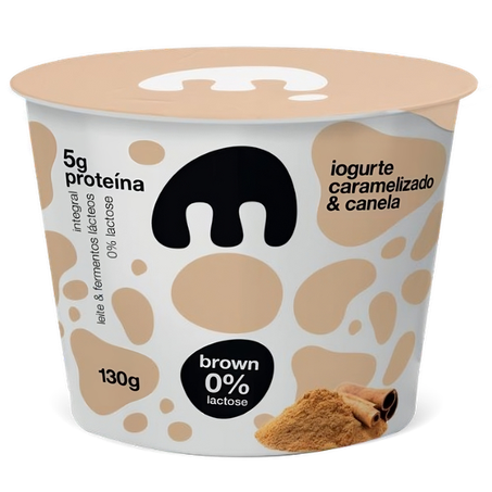 Iogurte Caramelizado Moo Zero Lactose Brown 130g
