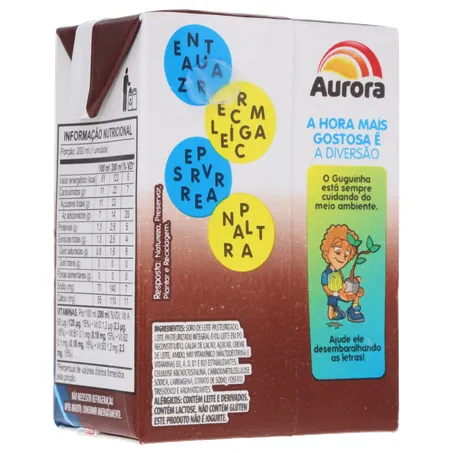 Achocolatado aurora choco do guguinha 200ml 360-15
