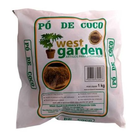 PO DE COCO WEST GARDEN 1KG