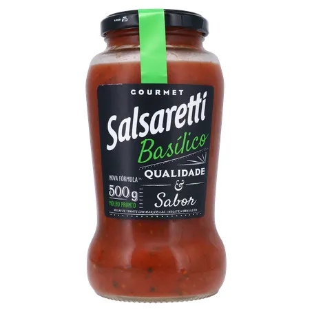 Molho De Tomate Salsaretti Gourmet Basilico 500g 360-0