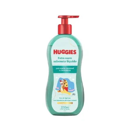 Sabonete líquido huggies extra suave frasco 200ml
