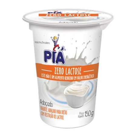 IOGURTE ZERO LACTOSE ADOCADO PIA 150 G            