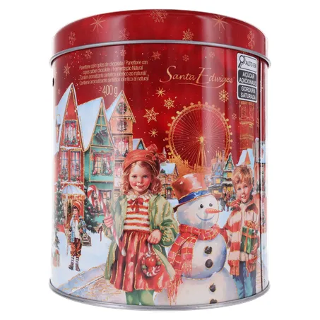 Panetone santa edwiges premium chocolate lata 400g 360-34