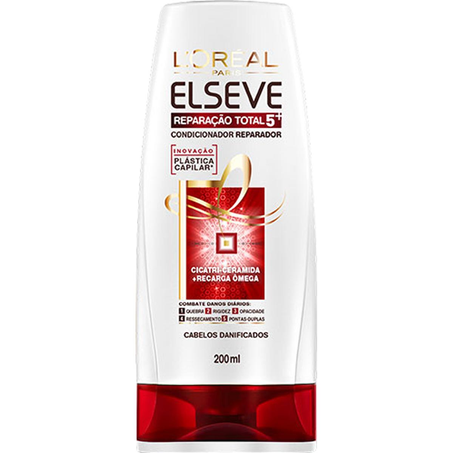Condicionador Elseve 200ml - Reparação Total 5