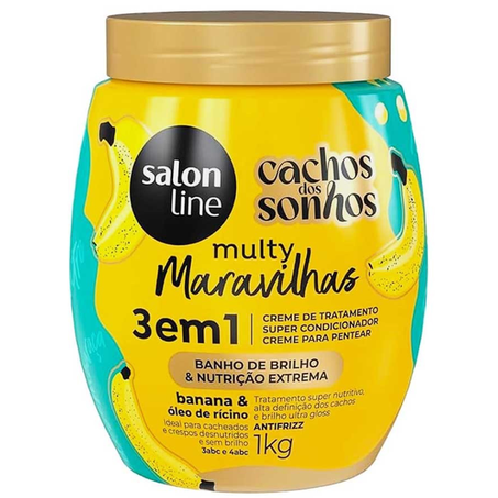 CREM PENT SALON LINE 3EM1 MULTY 1KG MARAV BANANA