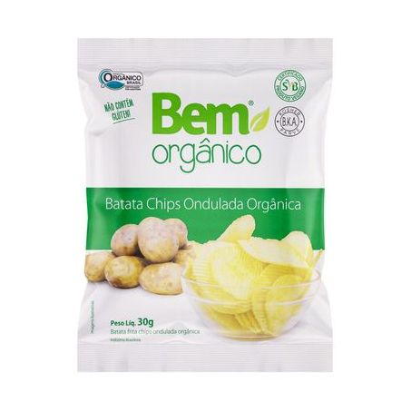 SALGADINHO CHIPS FHOM ORGÂNICO BATATA DOCE 30G