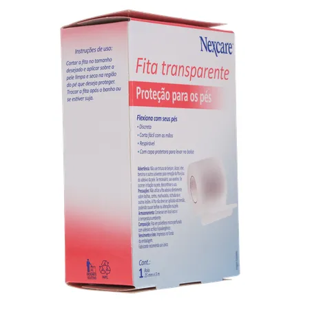 Fita adesiva protetora de pés 3m transpa 360-13