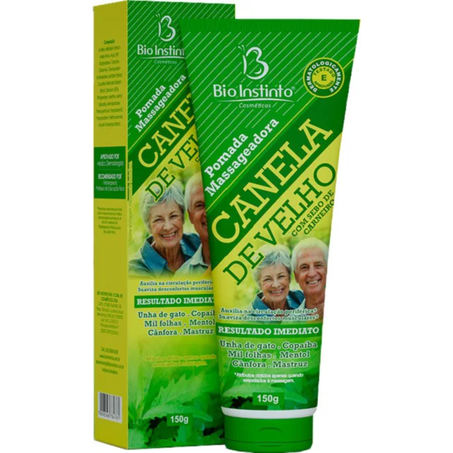 Pomada massagem canela de velho 150g