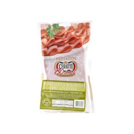 Mortadela Ceratti Bologna com Azeitona Embalagem 150G