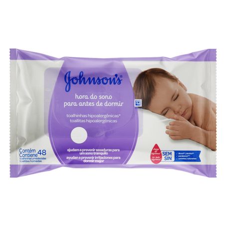 TOALHA UMEDECIDA JOHNSON'S HORA DO SONO