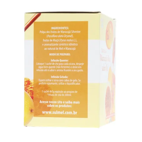 Cha sulmel maracuja maca mel 10g 360-10